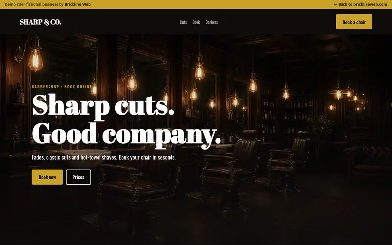 Preview of the barber-sharp-and-co demo