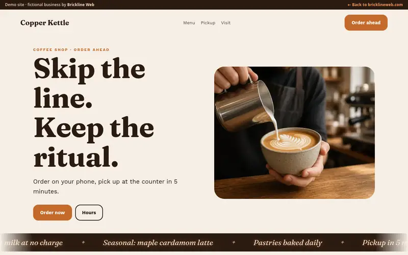 Preview of the coffee-copper-kettle demo