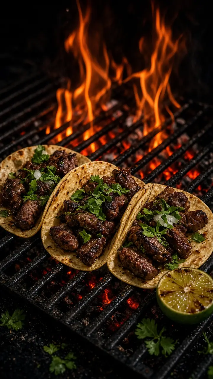 Street tacos with lime and salsa (AI-generated image)